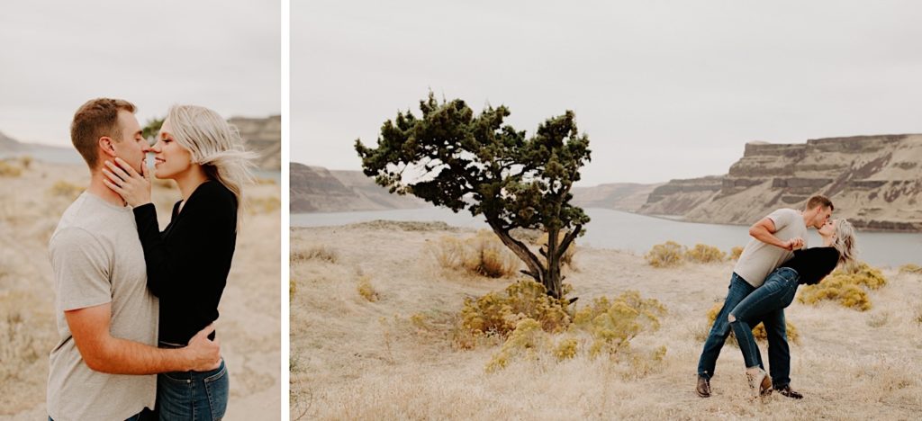 Columbia River Gorge Engagement Photos