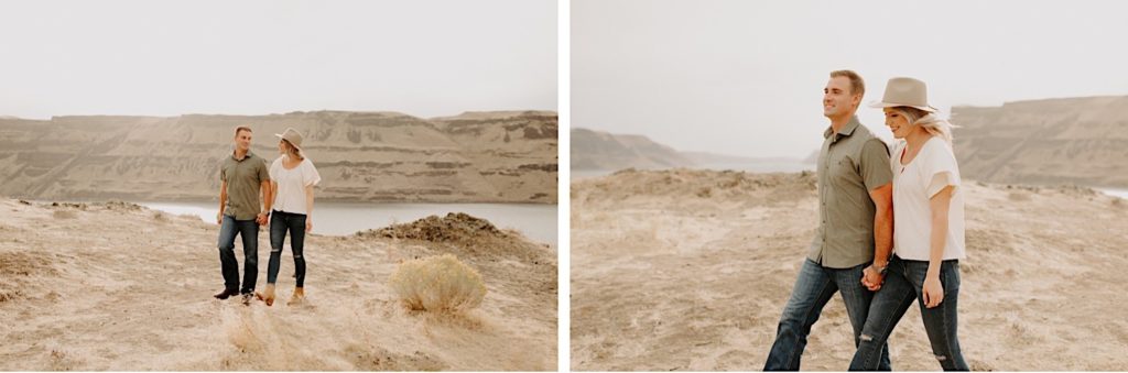 Columbia River Gorge Engagement Photos