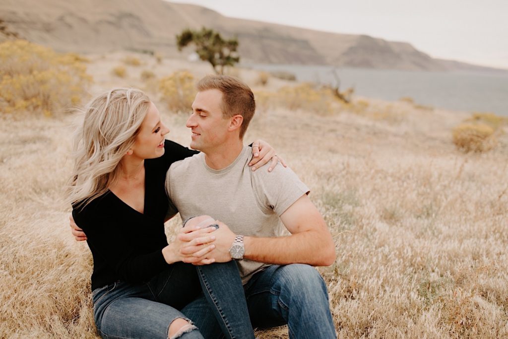 Columbia River Gorge Engagement Photos