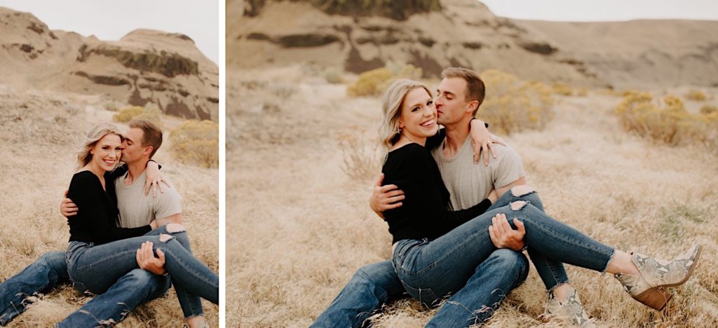 Columbia River Gorge Engagement Photos