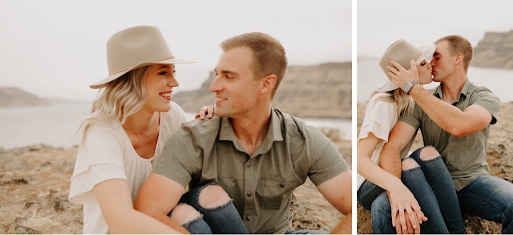 Columbia River Gorge Engagement Photos