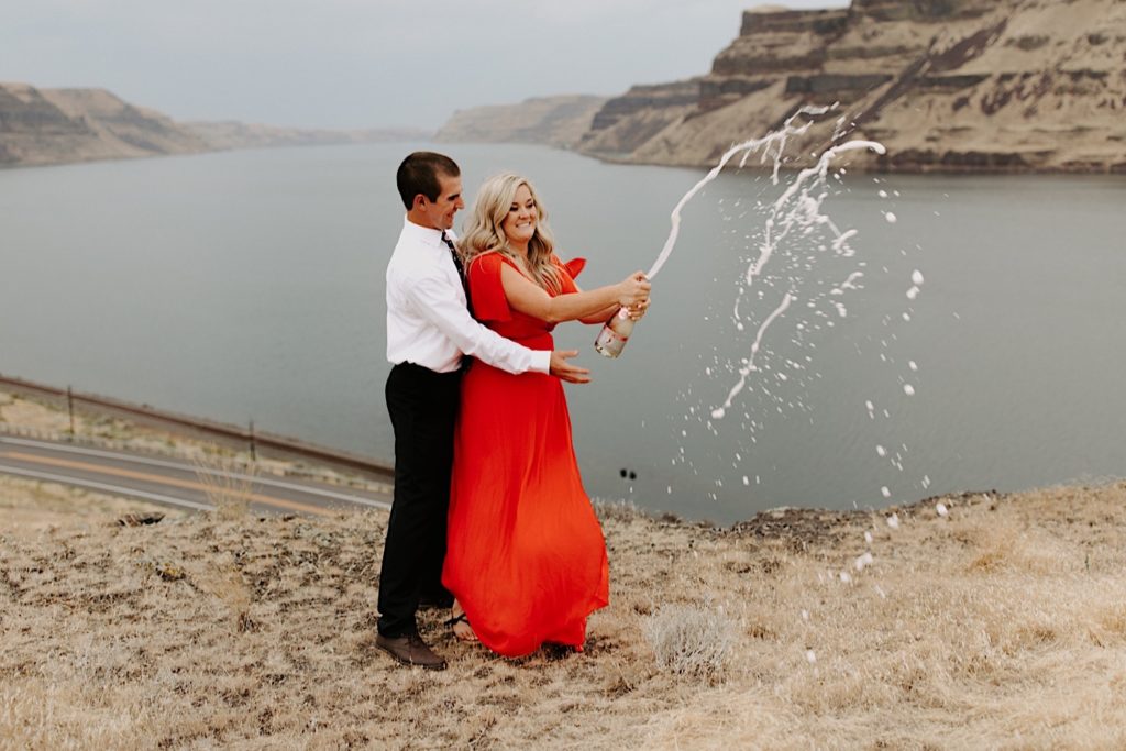 Twin Sisters Engagement Photos