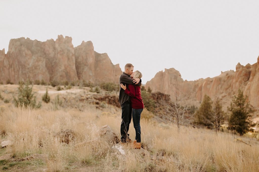 Smith Rock State Park Engagement Photos