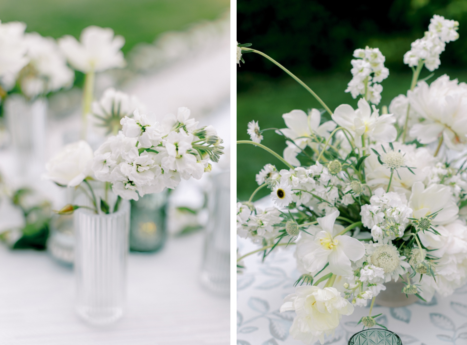 Wedding floral centerpiece by Luxury Blooms
