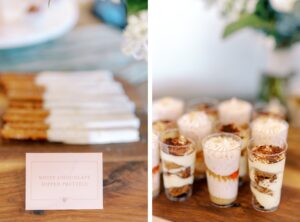 Layered Cake Artistry desserts for Abeja Winery Wedding